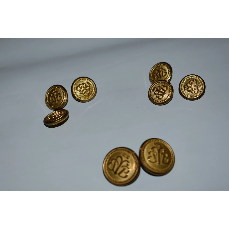 Brooks Brothers Replacement Gold Metal Buttons For Blazer Jacket Sportscoat - Image 4 of 4