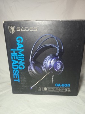 Sades SA-805 Gaming Headset, Over The Ear, Microphone PC, PS4, Xbox