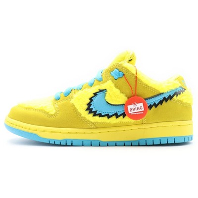 Nike Size Us7 25.0Cm Grateful Dead Dunk Low Yellow Bear Cj5378 700 Dunk Gr GYl75