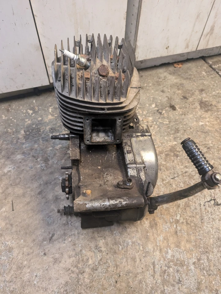 Yamaha DT2 1972 motor original OEM DT1F Enduro 250 Kicker Foto 4 de 4