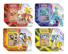 Pokemon Paradox Destinies Set Of 4 Tins
