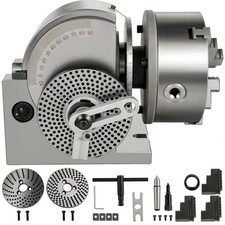 Dividing Head BS - 1 Dividing Head Set 6" 3 - jaw Chuck Semi Universal Milling