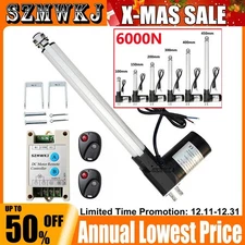 USA Linear Actuator 4"-18" 6000N Wireless Remote Control Heavy Duty 12V DC Motor