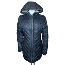 Pajar Canada Womens Cypress Featherless Puffer Coat Xl Hooded Insulated Faux Fur