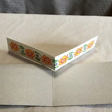 Temporary Tattoos Strip for Kids Flowers