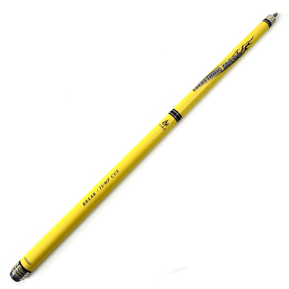 CUESOUL FIRE Break Jump Cue Stick 19oz 13mm Tip-Yellow Break