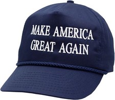 Make America Great Again w/Braid Navy Snapback-10740