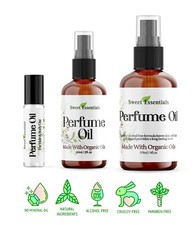 Vanilla Lace Perfume Oil Made with Organic Oils - Alcohol Free