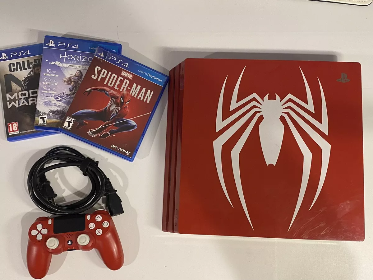 Play Station 4 Pro 1tb Ps4 + Marvel Spider-man