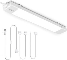 KUKUMAO LED Closet Lights with Plug,17In 1700LM Plug in Ceiling Lights, IP66 Plu