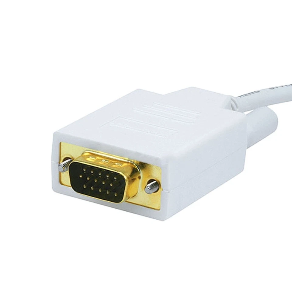 10FT DisplayPort Male to VGA Male Cable Mac Monitor w/ Gold Plated Connectors - Image 3 of 3