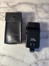Minolta Auto 28 Flash And Case