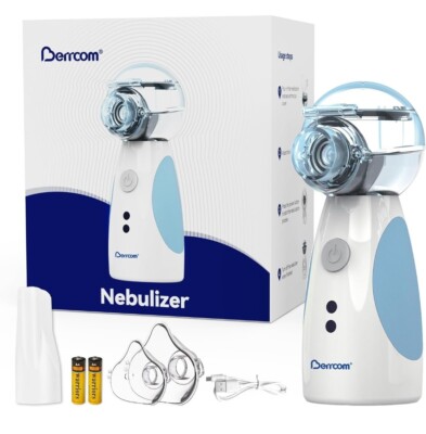 Berrcom Inhalationsgerät Vernebler für Erwachsene und Kinder Tragbar Inhalato...