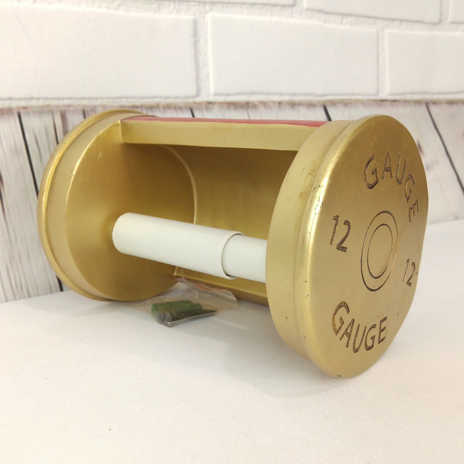 Shotgun Shell Toilet Paper Holder 12 Gauge Bathroom Decor Home Man Cave Hunter For Sale Online