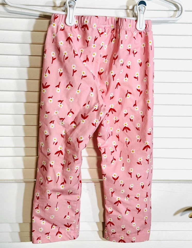 "Pantalones capri primavera Hanna Andersson niñas rosa 15"" entrepierna 8yo 130 cm usados en excelente estado" Foto 3 de 4