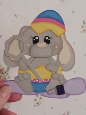 Paper piecing, scrapbook piece, Easter Bunny, Egg Bunny Piece, Easter Egg