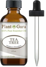 Tea Tree Essential Oil 2 oz Therapeutic Grade 100% Pure For Hair Skin Acne Face
