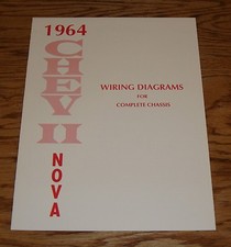 1964 Chevrolet Chevy Ii Nova Wiring Diagrams For Complete Chassis 64