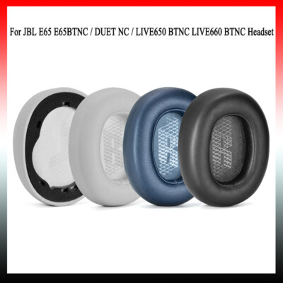 HoneTeek Cuscinetti Auricolari Di Ricambio Per Cuffie JBL Live E65BTNC / 650BTNC / 660BTNC / 750NC / Duet NC, JBL In Pelle Morbida Con Memory Foam (nero - Foto 8