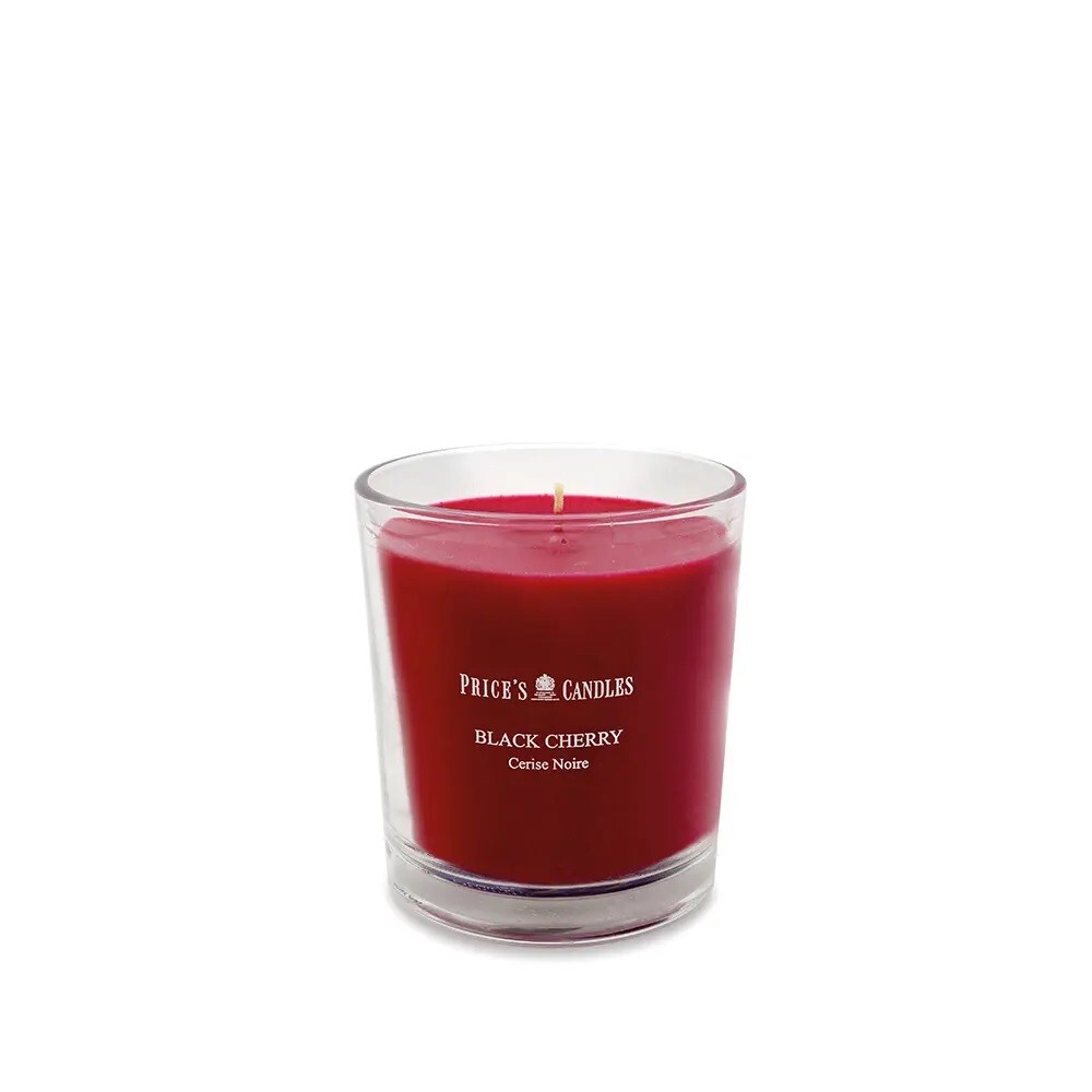 Candela Profumata in Bicchiere Trasparente Price's Candles® - Black Cherry