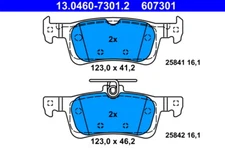 ATE 13.0460-7301.2 brake pad set, disc brake for Peugeot