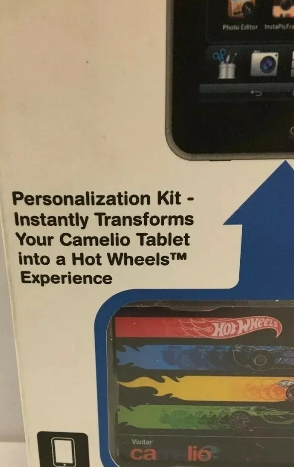 Hot Wheels Tablet Personalization Kit  NEW w/ Case, App Card & Cloth Camelio - Image 3 of 4