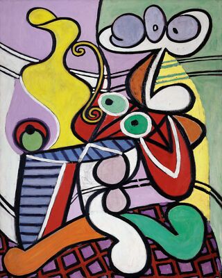 Poster Décoration Murale Picasso – Style Cubisme Coloré – Reproduction Sur Papier Ou Toile – Tailles Variées