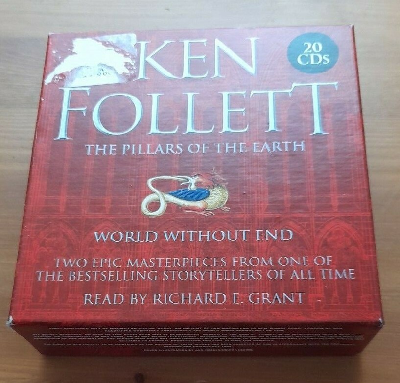 Ken Follett - Pillars of the Earth & World Without End (20 x CD, Audiobook) 2014