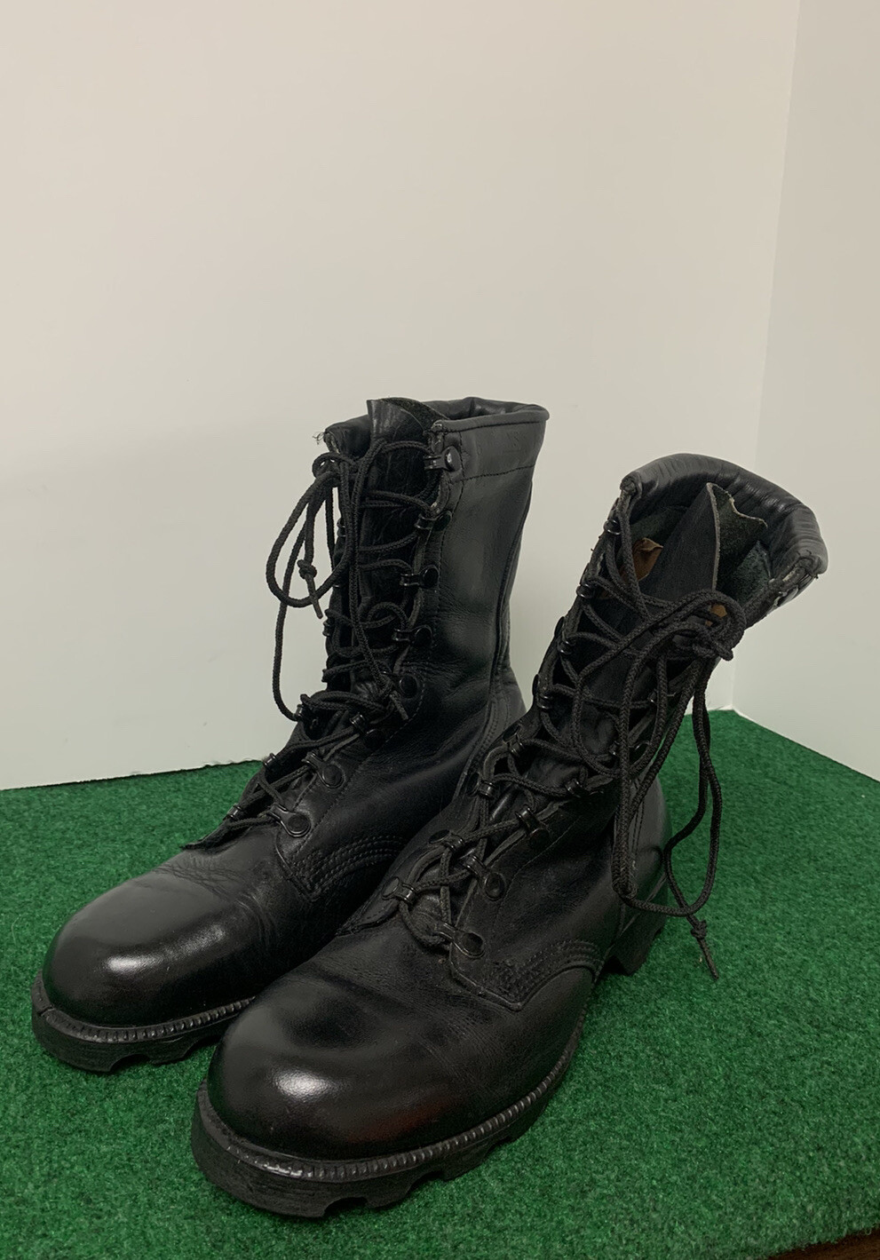 RO-Search Black Combat Boots Size 6W Tactical Military Style-image