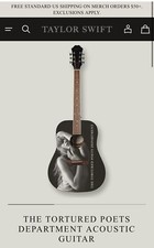 The Tortured Poets Department Acoustic Guitar...