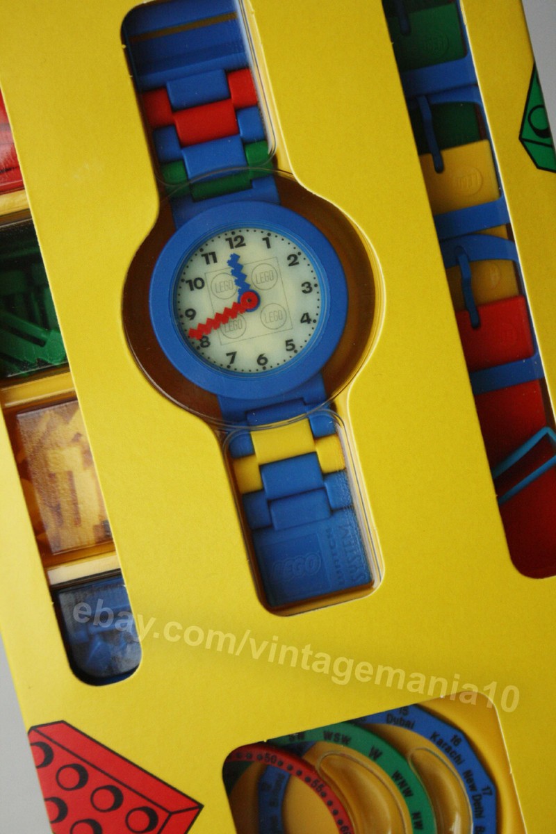 RARE VINTAGE 1997 LEGO WATCH SYSTEM MASTER CRIVAL SWISS + JAPAN 