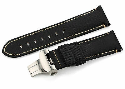 NATO Two-Piece Strap Canvas Wristwatch Bands