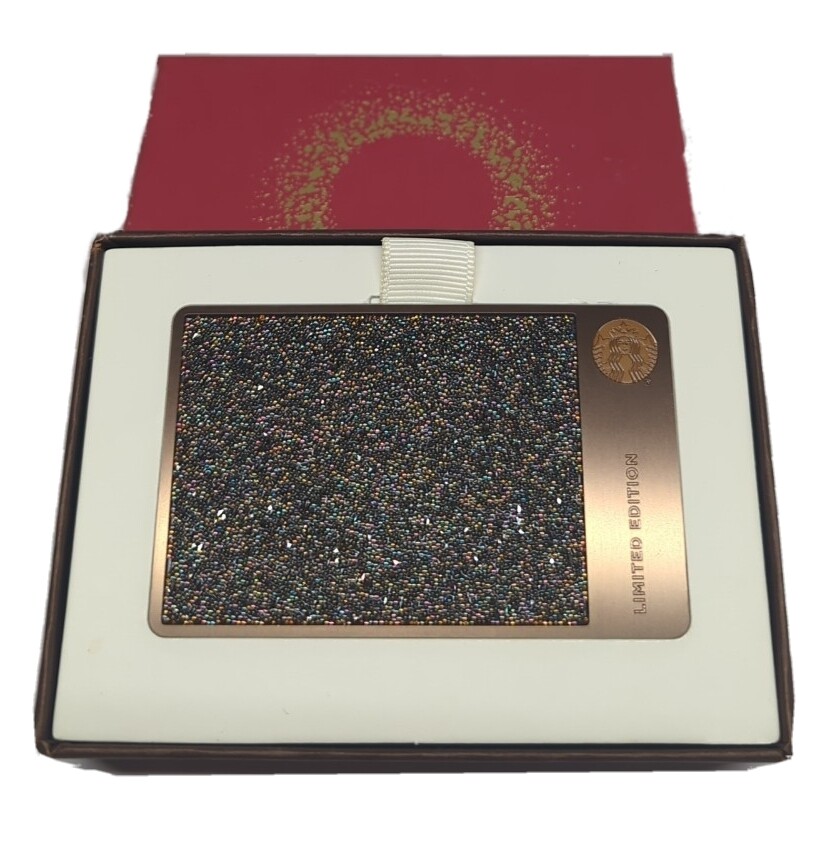 New Starbucks 2016 Brown Swarovski Crystal Limited Edition