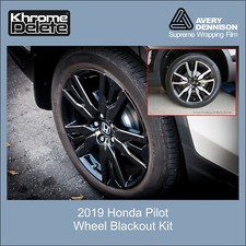 Chrome Delete Vinyl fitting a 2016 - 2022 Honda Pilot Wheels