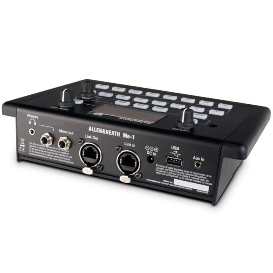 ALLEN & HEATH ME-1 40 Input CAT5 Digital Personal Mixing System - Image 4 of 4