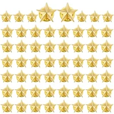 60 Pcs Star Lapel Pin Memorial Day 4th of July Star Badge Lapel for Backpacks