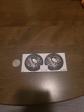 Nice Wincraft Pittsburgh Penguins 2 Pack Round Magnets. NIP. 001222