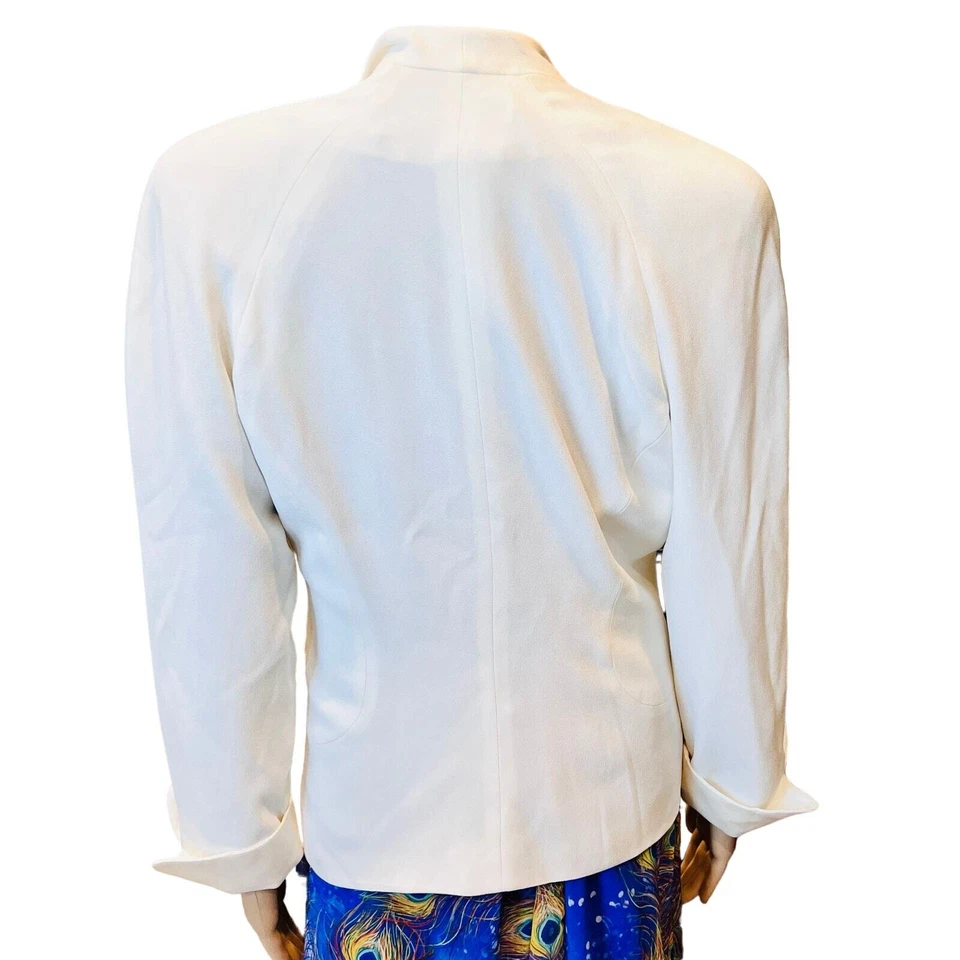 Vintage Christian Dior Evening Formal Suit Jacket- Size 12P - Image 2 of 4