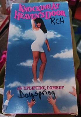 KNOCKING AT HEAVEN'S DOOR KRISTINA DAVID VHS TESTED HTF Full Flap Sex Comedy OOP