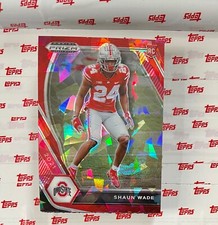 SHAUN WADE - 2021 PRIZM DRAFT PICKS - RED CRACKED ICE - ROOKIE CARD