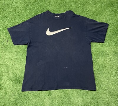 nike logo size on shirt