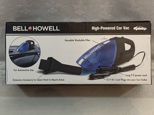 NEW! Bell + Howell Wet Dry Car Vacuum 12v DC Cord Extension Accessory BH1010 Vac - Foto 2 di 2