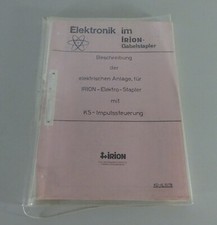 Service-Information Irion Gabelstapler EFY + EFQ Elektrische Anlage Stand 1978