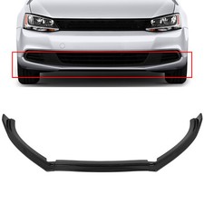 Glossy Black Fits 2012-2014 Vw Jetta Non Gli Front Bumper Lip Spoiler