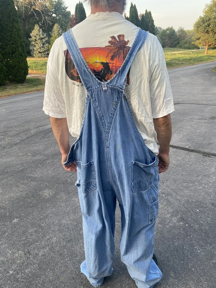 Babero de mezclilla Aristocrat vintage Key Imperial talla 46 x 29 Foto 3 de 4