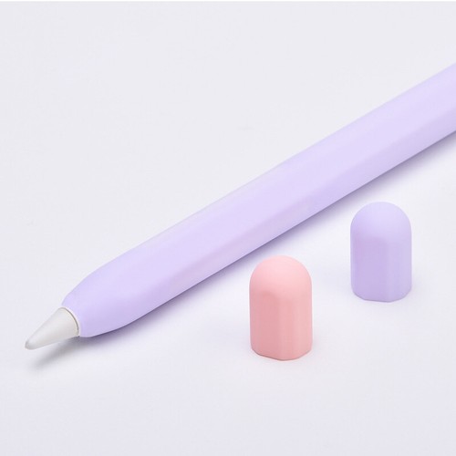 Étui En Silicone Souple Pour Apple Pencil 1/2E Génération Support De Poignée ~ - Photo 13/19