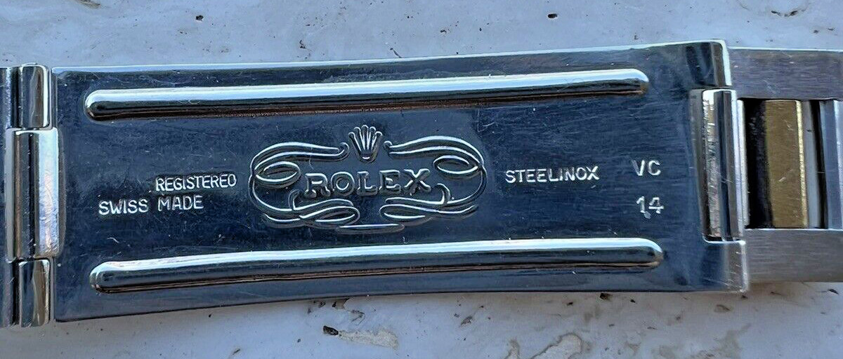 ROLEX CLASP ACCIAIO E ORO DATE PERPETUAL 1500 CON FINALE ACCIAIO E ORO