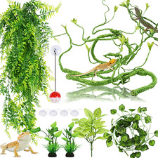 Accessori per Serbatoi di Drago Barbuto, Piante per Rettili, Giungla Pieghevole,
