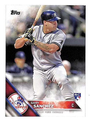 2016 Topps Series 2 #675 Gary Sanchez rookie RC card Yankees