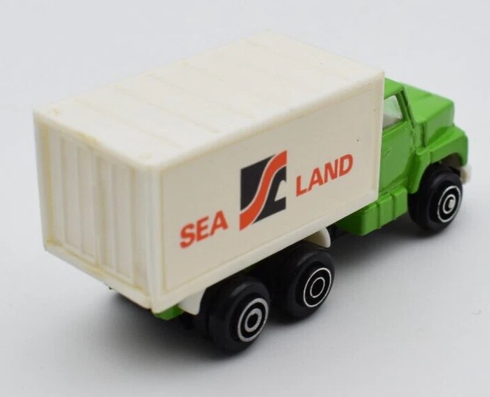Camión Ford PlayArt Sea Land verde vintage. Hong Kong. DieCast. 7 cm Foto 2 de 3